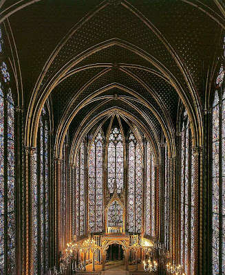 Sainte-Chapelle vista do côro